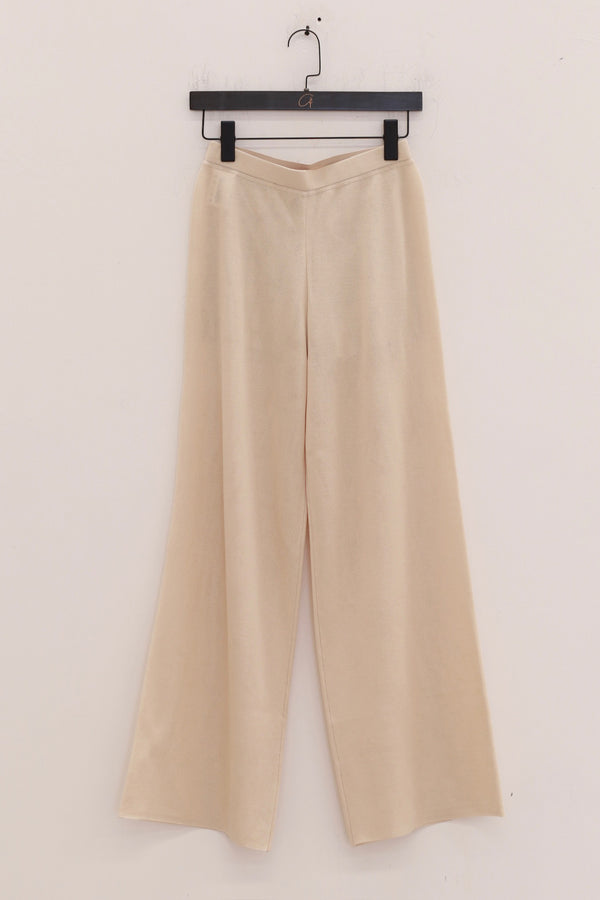SWAYING 25 Early Autumn Knit Straight Casual Pants SW-SW25PF3B12C1-MH Beige Gray